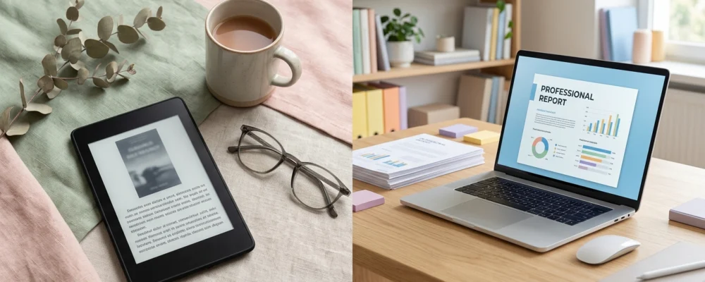 Ebook ou PDF : lequel choisir selon ton usage, tout savoir sur ebook vs pdf